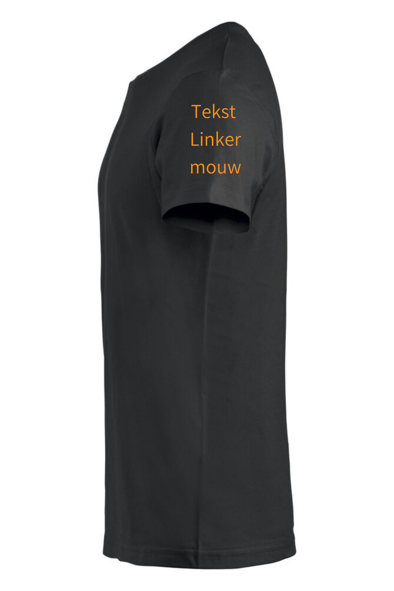 Bedrukken tekst korte mouw