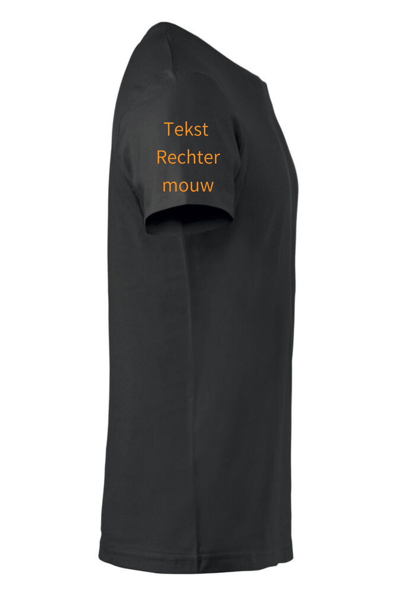 Bedrukken tekst korte mouw
